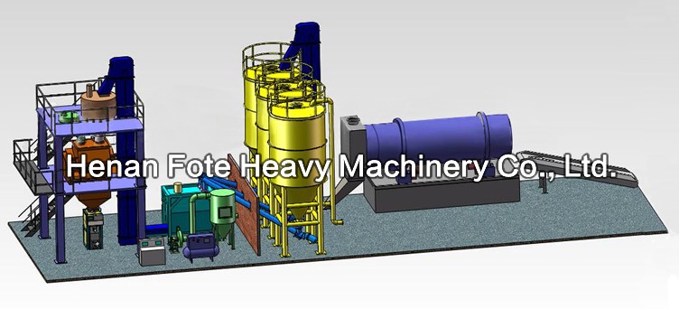 300,000T/Y Dry Mix Mortar Plant